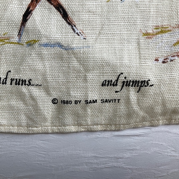 Ulster Weavers Linen Tea Towel A Foal’s First Day Sam Savitt 100% Irish Linen - Picture 4 of 16